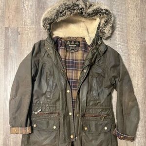 Women’s Barbour Parka Jacket sz US8/UK12